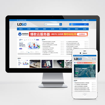 (自适应手机端)网站优化SEO博客类网站模板-带广告位