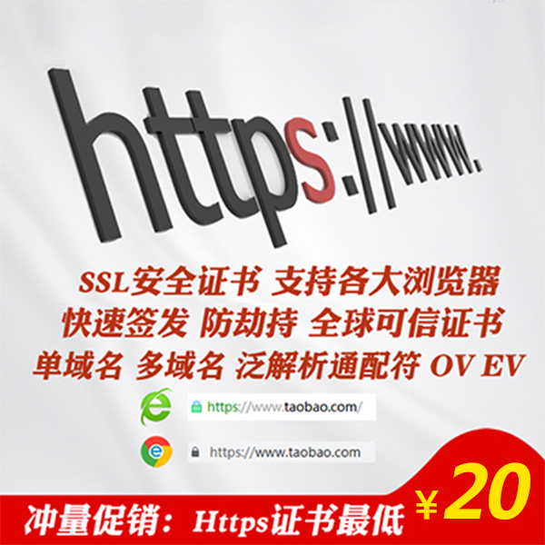 网站SSL证书代申请安装服务